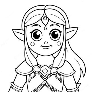 Zelda Páginas para Colorir