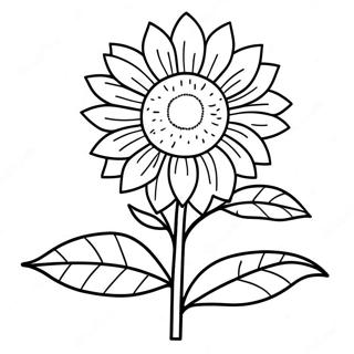 Pagina Para Colorir Do Girassol Brilhante 126547-60247