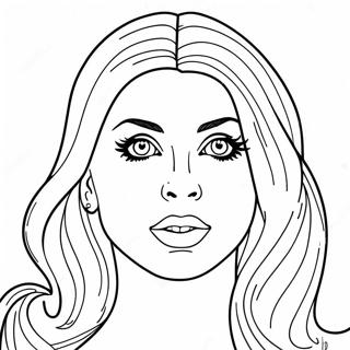 Pagina Para Colorir Da Lady Gaga 126597-60283