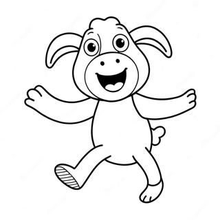 Pagina Para Colorir Shaun O Carneiro Dancando 126653-60338