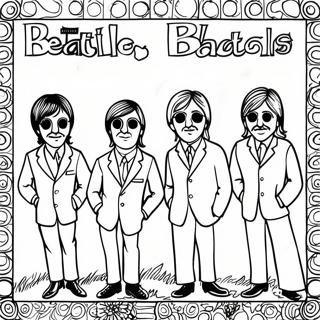 Pagina Para Colorir Capa Do Album Colorido Dos Beatles 126702-60365