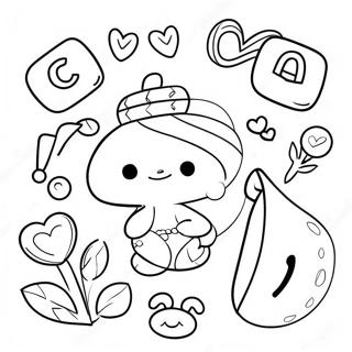 Pagina Para Colorir Do Cha De Bebe Com Alfabeto Fofo 126754-60408