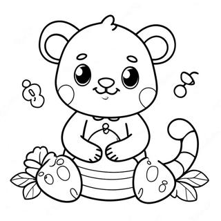 Pagina Para Colorir Dos Animais Abc Do Cha De Bebe Adoraveis 126755-60410
