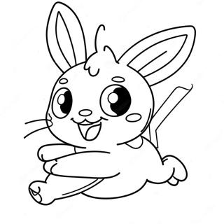 Pagina Para Colorir Do Scorbunny Correndo Rapido 126861 60498