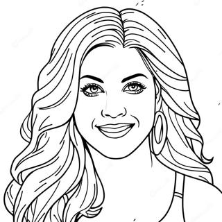 Shakira Páginas Para Colorir