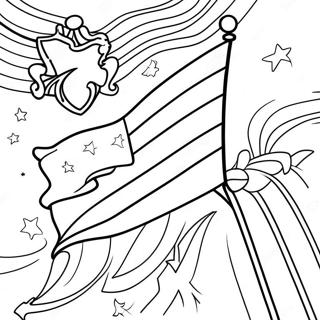 Pagina Para Colorir Bandeira Cubana Marcante 127091 60674