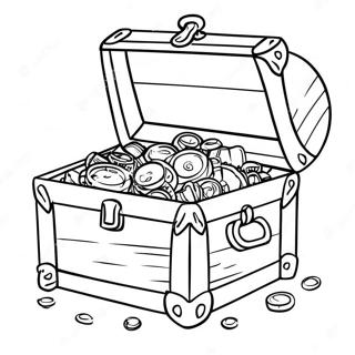 Pagina Para Colorir Do Bau Do Tesouro Colorido 127141-60711