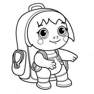 Pagina Para Colorir Da Mochila Magica Da Dora 127246-60799