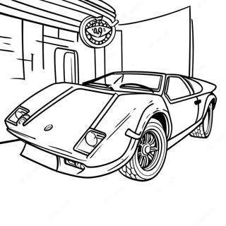 Pagina Para Colorir De Lamborghini Hot Wheels Classico 127324-60857