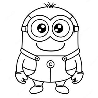 Minion Roxo Páginas Para Colorir