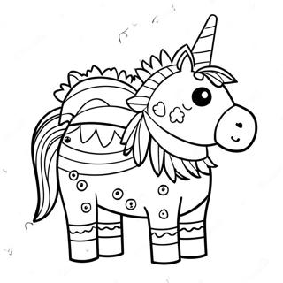 Pagina Para Colorir Pinata Festiva 127581 61055