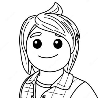 Cabelo Bacon Do Roblox Para Colorir 127837-61378