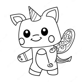 Figura Bacon Fofa Do Roblox Para Colorir 127838-61381