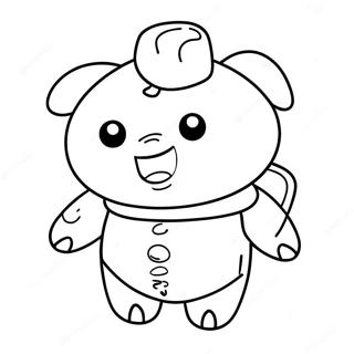 Figura Bacon Fofa Do Roblox Para Colorir 127838-61384