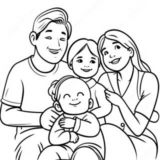 Paginas Para Colorir De Uma Familia Feliz Junta 127915 61443