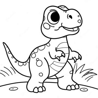 Pagina Para Colorir De T Rex Bebe Fofo 1279-2333