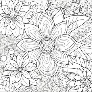 Pagina Para Colorir De Flores De Croche Coloridas 128069 61560