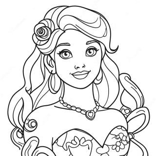 Pagina Para Colorir Da Princesa Disney Tatuada 128452-61850