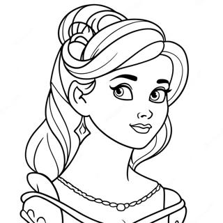 Pagina Para Colorir Da Princesa Disney Tatuada 128452-61852