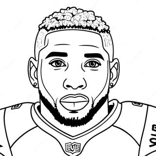 Pagina Para Colorir De Odell Beckham Jr 128556-61930