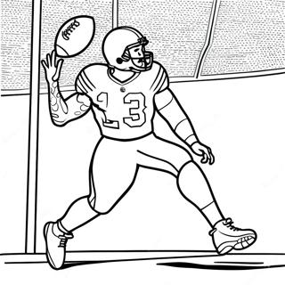 Pagina Para Colorir De Odell Beckham Jr Pegando Uma Bola De Futebol 128557-61933