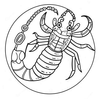 Pagina Para Colorir Signo Do Zodiaco Escorpiao 128764-62090