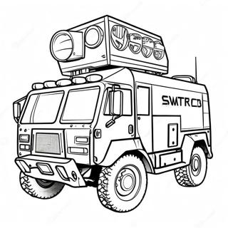 Desenho Para Colorir De Caminhao Swat 128867-62170