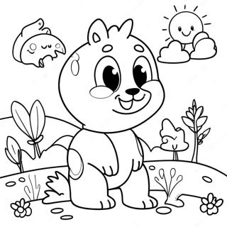 Pagina Para Colorir De Animais Alegres Na Natureza 128947-62242