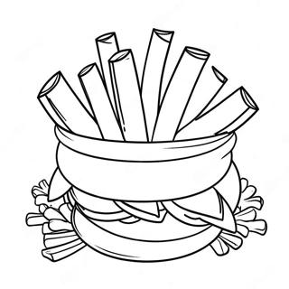 Desenho Para Colorir De Batatas Fritas 129122-62371