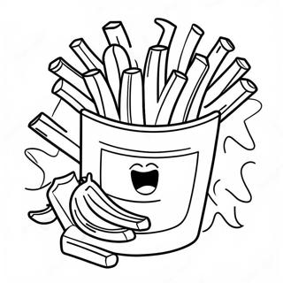 Desenho Para Colorir De Batatas Fritas Douradas E Crocantes 129123-62375