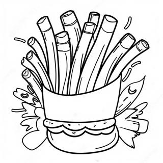 Pagina Para Colorir De Batatas Fritas Temperadas Picantes 129125 62383