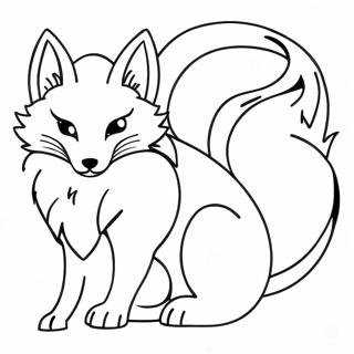 Kitsune Páginas Para Colorir