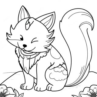 Pagina Para Colorir De Kitsune 129250-62471