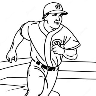 Pagina Para Colorir Do Mike Trout Correndo Nas Bases 129303-62518