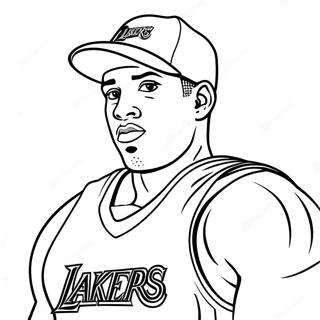 Lakers Páginas Para Colorir