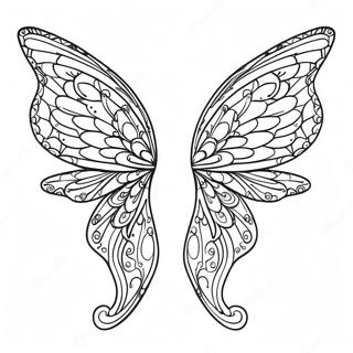 Pagina Para Colorir De Asas De Fada Fantastica 129404 62597