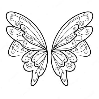 Pagina Para Colorir De Asas De Fada Fantastica 129404 62600