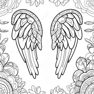 Pagina Para Colorir De Asas Angelicais 129406 62606