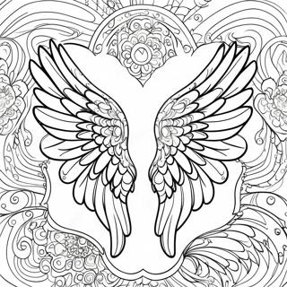 Pagina Para Colorir De Asas Angelicais 129406 62607