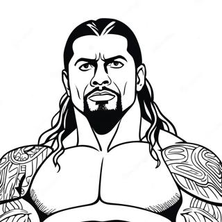 Pagina Para Colorir Do Poderoso Roman Reigns Da Wwe 129430-62622