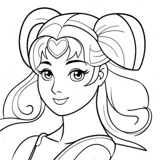 Princesa Serenity Sailor Moon Páginas Para Colorir