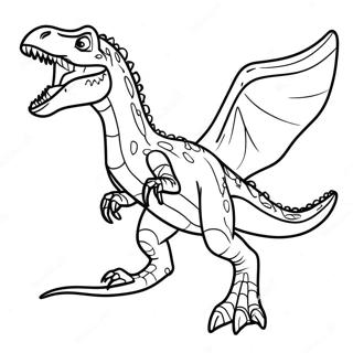 Pagina Para Colorir Indoraptor Em Acao 129635-62780