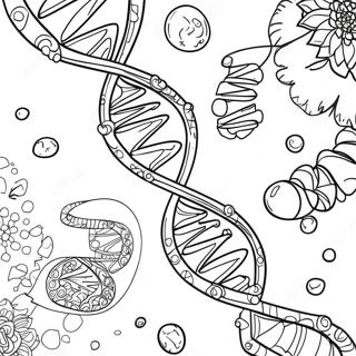 Dna Páginas Para Colorir