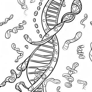 Pagina Para Colorir De Fio De Dna Colorido 129944-63020