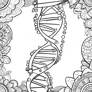 Pagina Para Colorir De Molecula De Dna Com Bases 129945-63024