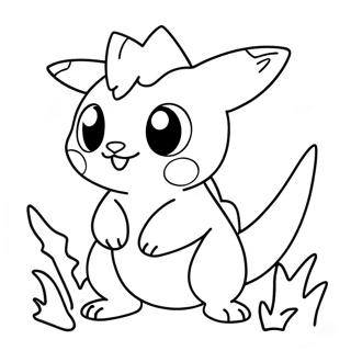 Pokémon Iniciais Páginas Para Colorir