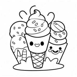 Pagina Para Colorir Sorveteria Colorida 130254 63265