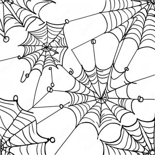 Teia De Aranha Páginas Para Colorir