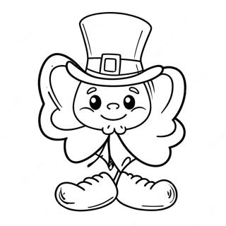 Pagina Para Colorir De Personagem De Trevo Fofo 130665-63586