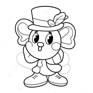 Pagina Para Colorir De Personagem De Trevo Fofo 130665-63587